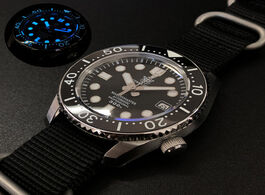 Foto van Horloge steeldive men diving watch mens automatic mechanical watches 200m waterproof wristwatch swit