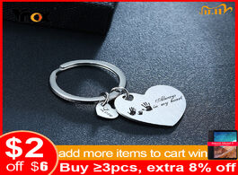 Foto van Sieraden vnox custom engrave stainless steel key chains for memorial family love gifts personalized 