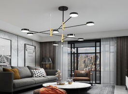 Foto van Lampen verlichting nordic chandelier living room lamp led irregular household bedroom modern simple 
