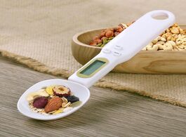 Foto van Huis inrichting 500g 0.1g digital kitchen measuring spoons lab electronic spoon weight volumn food l
