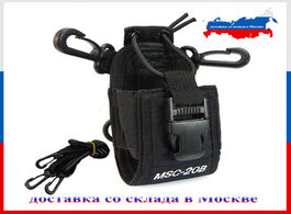 Foto van Telefoon accessoires msc 20b case holder nylon multi functional portable radio holster for baofeng u