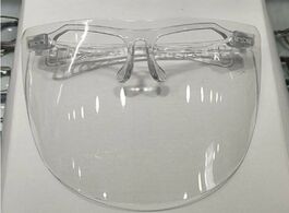 Foto van Beveiliging en bescherming safety face shield protective glasses transparent goggles screen mask vis