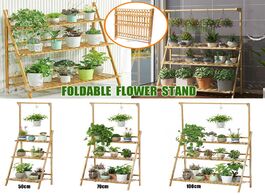 Foto van Meubels 3 tiers wooden plant stand pot durable shelf flower storage rack holder outdoor furniture de