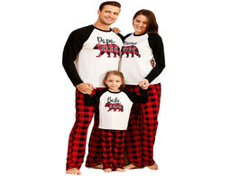 Foto van Baby peuter benodigdheden christmas family pajamas set xmas clothes parent child suit home sleepwear