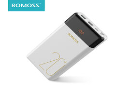 Foto van Telefoon accessoires 20000mah romoss lt20 pro power bank portable external battery with pd two way f