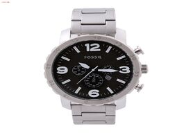 Foto van Horloge fossil luxury brand business leather strap quartz watch men crystal mirror calendar fashion 