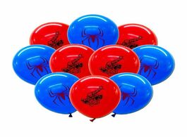 Foto van Speelgoed boys kids super hero spiderman theme birthday party tableware balloon candy box flag plate