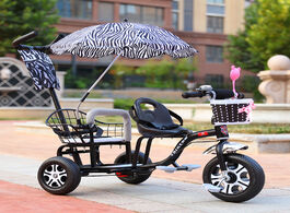 Foto van Baby peuter benodigdheden stroller child double tricycle bicycle twin twins 0 6y lightweight versati
