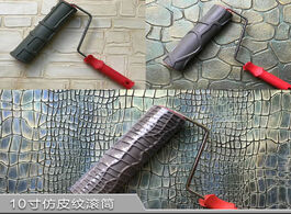 Foto van Woning en bouw pattern paint roller 10 inch environmental protection stamp decorative cylinder imita