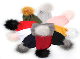 Foto van Baby peuter benodigdheden toddler winter headband kids girl fur ball hairband fashion