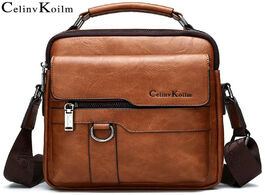 Foto van Tassen celinv koilm luxury brand men messenger bags crossbody business casual handbag male spliter l