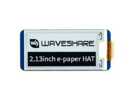 Foto van Computer waveshare 2.13inch e ink display hat for raspberry pi 250x122 resolution paper spi supports