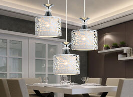 Foto van: Lampen verlichting e27 modern pendant simple iron crystal chandelier lights living room dining glass
