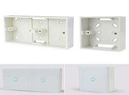 Foto van Woning en bouw external mounting switch box 86mm 33mm for 86 type double switches or sockets apply a