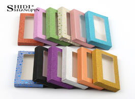 Foto van Schoonheid gezondheid wholesale 50 pcs paper eyelashes boxes glittering box false container lash cus