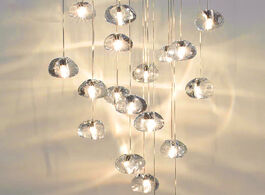 Foto van Lampen verlichting modern loft chandelier lighting lustre cristal balls kitchen villa living room ha