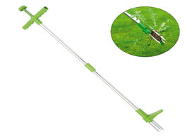 Foto van Gereedschap portable long handle weed root remover tool garden lawn yard grass puller weeder weeding