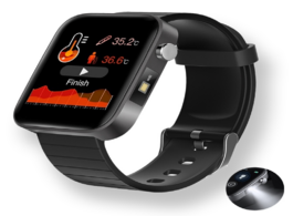 Foto van Horloge watches mens 2020 sport smartwatch body temperature measure heart rate blood pressure oxygen