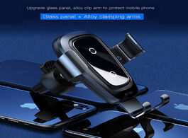 Foto van Auto motor accessoires ylkgtter infrared sensor wireless car charger for iphone huawei sumsung nexus