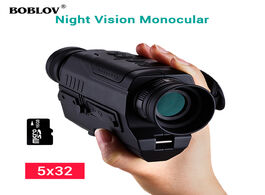 Foto van Beveiliging en bescherming boblov 5x32 infrared night vision portable monocular digital scope telesc