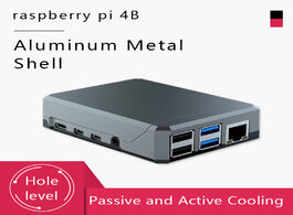 Foto van Computer argon neo raspberry pi 4 case minimalist design slim aluminum enclosure passive cooling rob