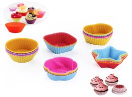 Foto van Huis inrichting 1pcssilicone mold heart cupcake 6pcs cake muffin baking nonstick and heat resistant 