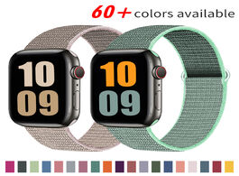Foto van Horloge band for apple watch series 3 2 1 38mm 42mm nylon soft breathable replacement strap iwatch 4