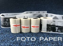 Foto van Computer thermal printing paper 57x30mm semi transparent roll for paperang photo printer