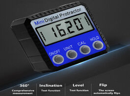 Foto van Gereedschap 360 degree mini digital inclinometer level electronic protractor angle ruler measurment 
