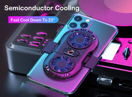 Foto van Telefoon accessoires mobile phone cooler 2 fan holder cooling pad gamepad game gaming shooter mute r