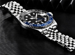 Foto van Horloge pagani design 40mm gmt men s mechanical watches 100m waterproof top brand sapphire glass sta