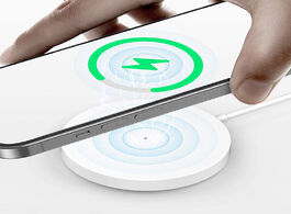 Foto van Telefoon accessoires 15w fast charge magsafe wireless charger for iphone 12 mini pro max magnetic ad