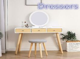 Foto van Meubels modern minimalist dressing table bedroom storage cabinet nordic makeup net red home mini cos