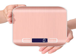 Foto van Huis inrichting professional household digital kitchen scale electronic food scales stainless steel 