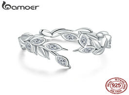 Foto van Sieraden bamoer authentic 925 sterling silver shining wheat ears finger rings for women hypoallergen