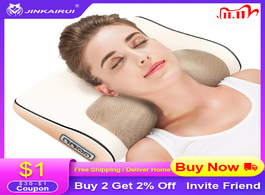 Foto van Schoonheid gezondheid neck massager cervical shiatsu massage pillow electric multifunctional cushion