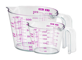 Foto van Huis inrichting 250 500ml high quality plastic measuring cup clear scale show transparent mug pour s