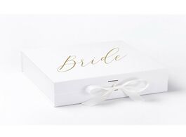 Foto van Huis inrichting personalized white bridesmaid box birthday gift rose proposal bride will you be my m