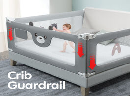 Foto van Baby peuter benodigdheden high quality crib guardrail babe fence barrier for beds adjustable safety 