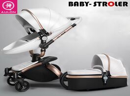 Foto van Baby peuter benodigdheden aulon stroller 3 in 1 high view foldable shockproof for lying and seating 
