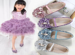 Foto van Baby peuter benodigdheden princess kids leather shoes for girls flower casual glitter children butte
