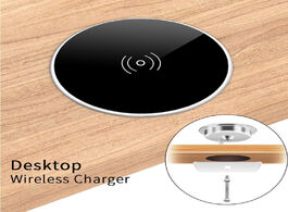 Foto van Telefoon accessoires built in desktop wireless charger furniture embedded qi fast charging for iphon