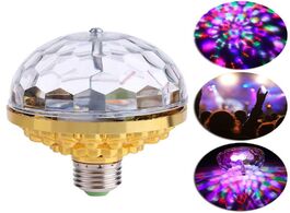 Foto van Lampen verlichting party decor 6w disco stage lights e27 christmas dj karaoke lamp rotating crystal 