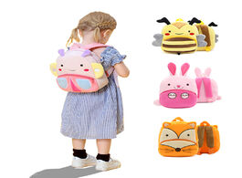 Foto van Baby peuter benodigdheden kids backpacks plush cartoon animal kindergarten school bag boy girl stora