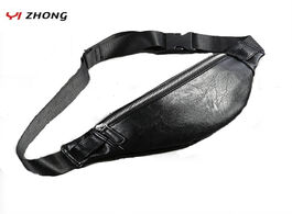 Foto van Tassen luxury leather multi functional fanny pack waterproof waistband leisure large capacity waist 