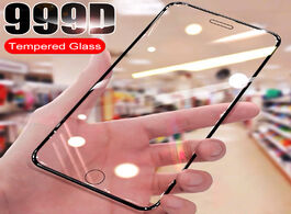 Foto van Telefoon accessoires 999d full cover edge tempered glass on the for iphone 7 8 plus se 2020 screen p