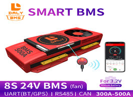 Foto van Elektronica smart bms 8s 24v 300a 400a 500a bluetooth 485 to usb device can ntc uart software li on 