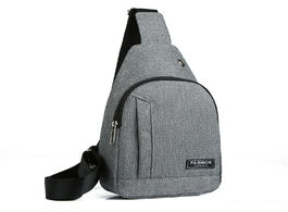 Foto van Tassen men s shoulder bag new winter 2020 simple black and gray mini leisure travel messenger a
