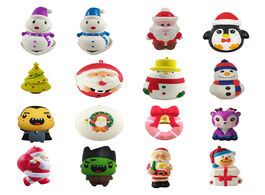 Foto van Speelgoed 2020 new jumbo cute christmas series squishy toy santa claus snowman slow rising squeeze t