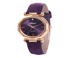 Foto van Horloge fashion women s leather watch analog quartz wristwatch casual ladies clock simple zegarek da